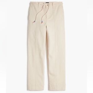 J.Crew Petite seamed straight-leg jean in all-day stretch with rope-tie waist 26